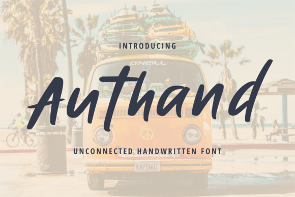 Authand: A Handwritten Typeface for Editorial Warmth