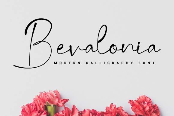 Bevalonia: A Handwritten Font for Modern Web Design