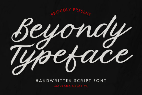 Beyondy: A Handwritten Typeface for Editorial Design