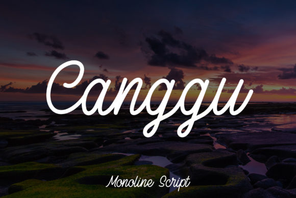 Canggu: A Handwritten Font for Authentic Branding