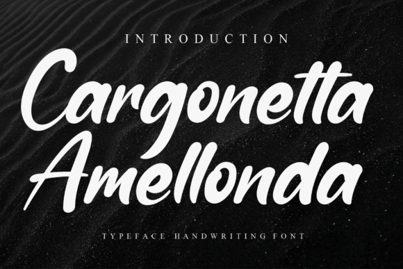 Cargonetta Amellonda: A Bold Handwritten Font for Branding
