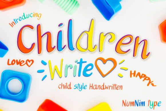 Children Write: A Playful Handwritten Font for Marketers
