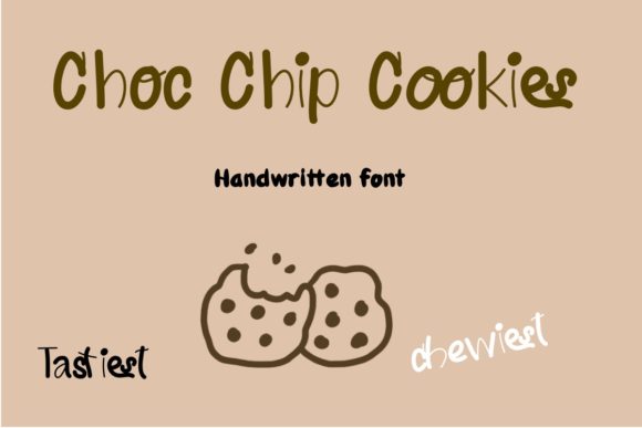 Choc Chip Cookies: A Handwritten Font for Makers
