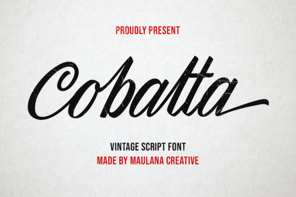 Cobalta: A Script Font for Editorial Soul