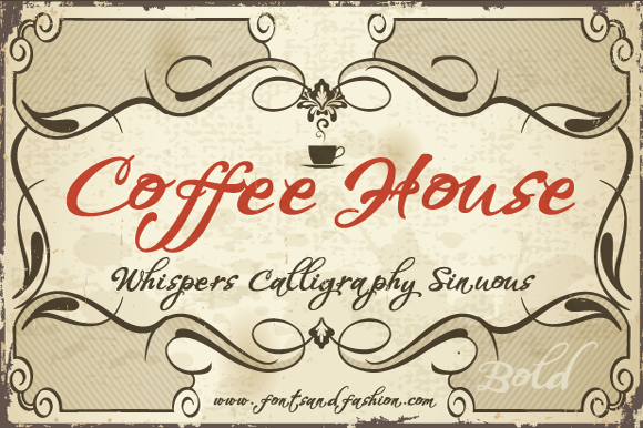Coffee House Font: A Warm Typeface for Branding