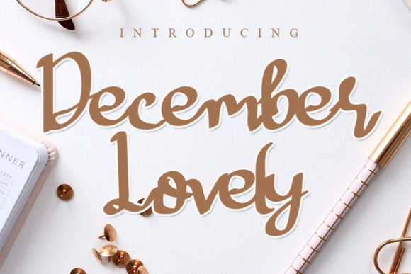 December Lovely: The Elegant Handwritten Font for Crafters