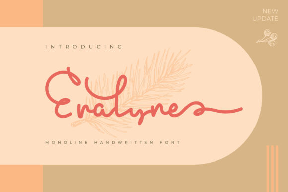 Eralyne: A Flowing Handwritten Font for Crafters