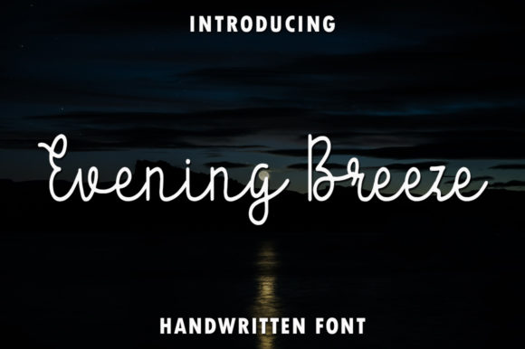 Evening Breeze: A Handwritten Font for Polished Branding