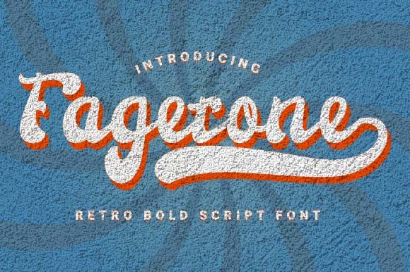 Fagetone: A Bold Handwritten Typeface for Editorial Design