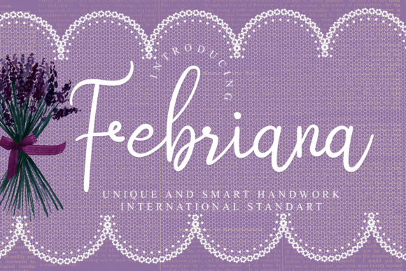 Febriana: A Handwritten Font for Clear Campaigns