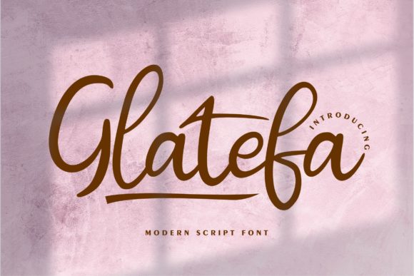 Glatefa: A Sweet Handwritten Font for Crafters