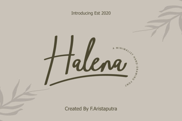 Halena Font: A Delicate Typeface for Modern Branding