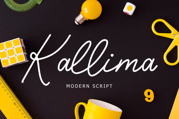 Kallima: An Elegant Handwritten Font for Crafters