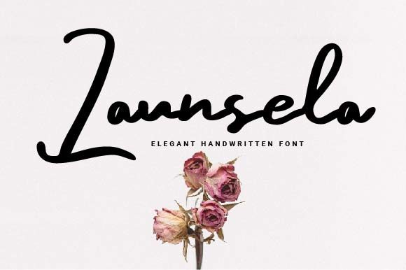 Launsela: A Handwritten Font That Elevates Brand Identity