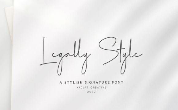 Legally Style: A Modern Handwritten Font for Web Design