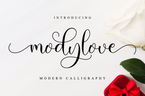 Mody Love: A Romantic Script Font for Editorial Design