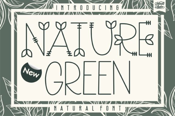 Nature Green: A Handwritten Font for Digital Design