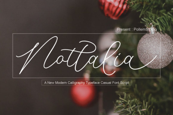Nottalia Typeface: Elevating Brand Identity with Modern Calligraphy