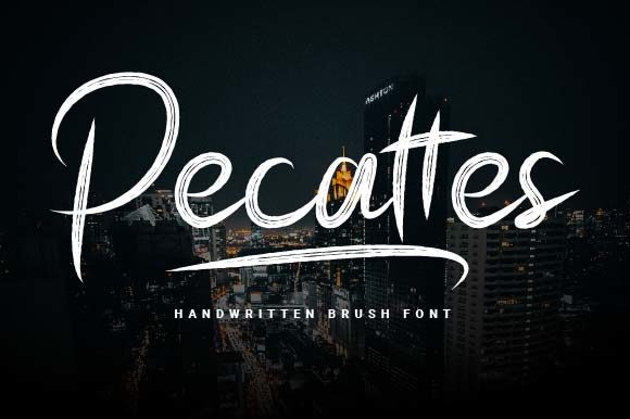 Pecattes: The Bold Handwritten Font for Modern Brands