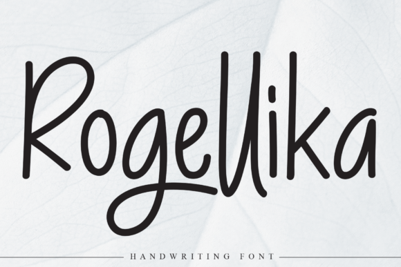 Rogellika: A Handwritten Typeface for Editorial Warmth