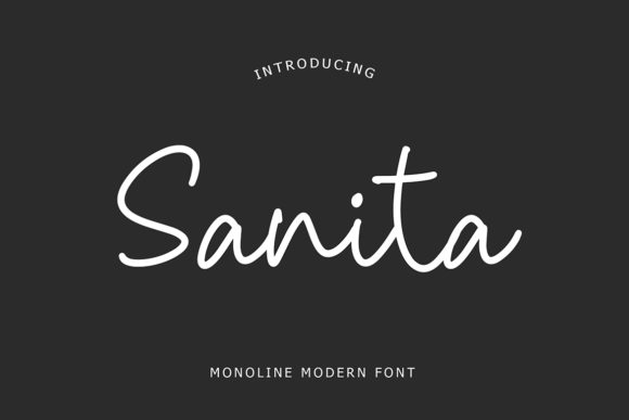 Sanita Font: A Casual Script for Modern Branding