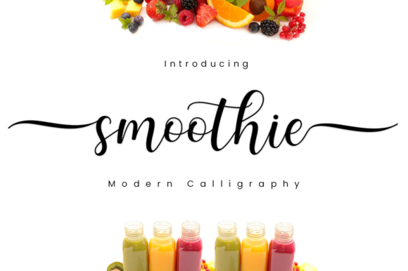 Smoothie: A Charming Script Font for Editorial Design