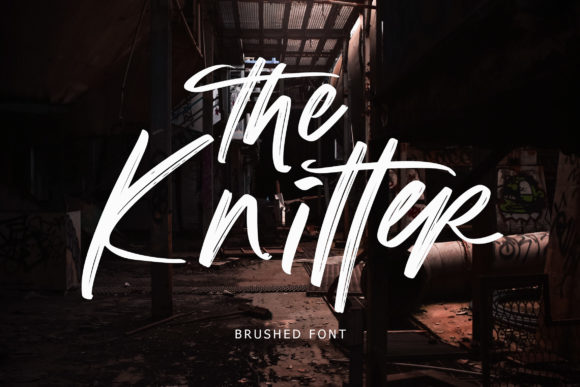 The Knitter: A Handwritten Font for Branding