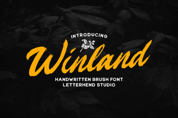 Winland: A Vintage Script Font for Crafters