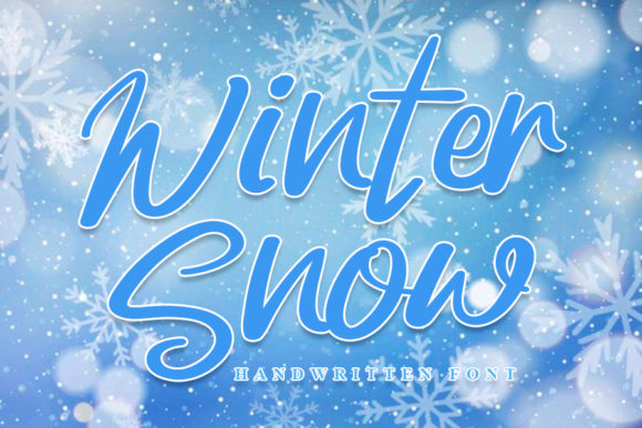 Winter Snow: A Handwritten Font for Modern Brands